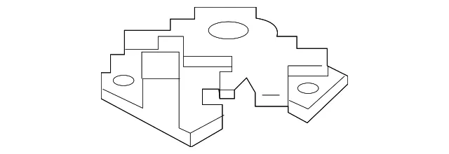 Engine Cover Bracket - Nissan (14049-6CA0A)