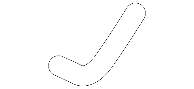 Engine Coolant Hose - Nissan (14055-ET110)