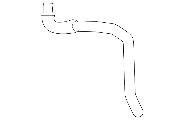 Automatic Transmission Oil Cooler Hose - Nissan (14055-ET80A)
