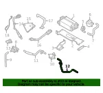 Solenoid Valve Tube - Passenger Side (RH) - Nissan (14912-1LA3C) - view 4