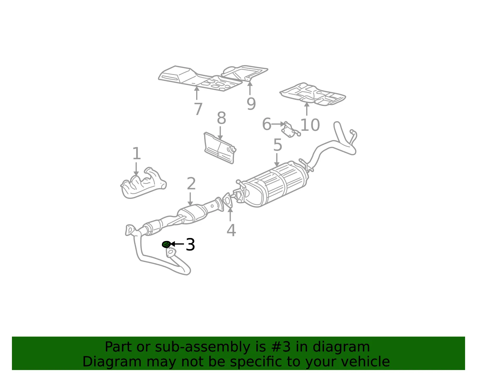 Exhaust Manifold Pipe Seal - ACDelco (15093974)