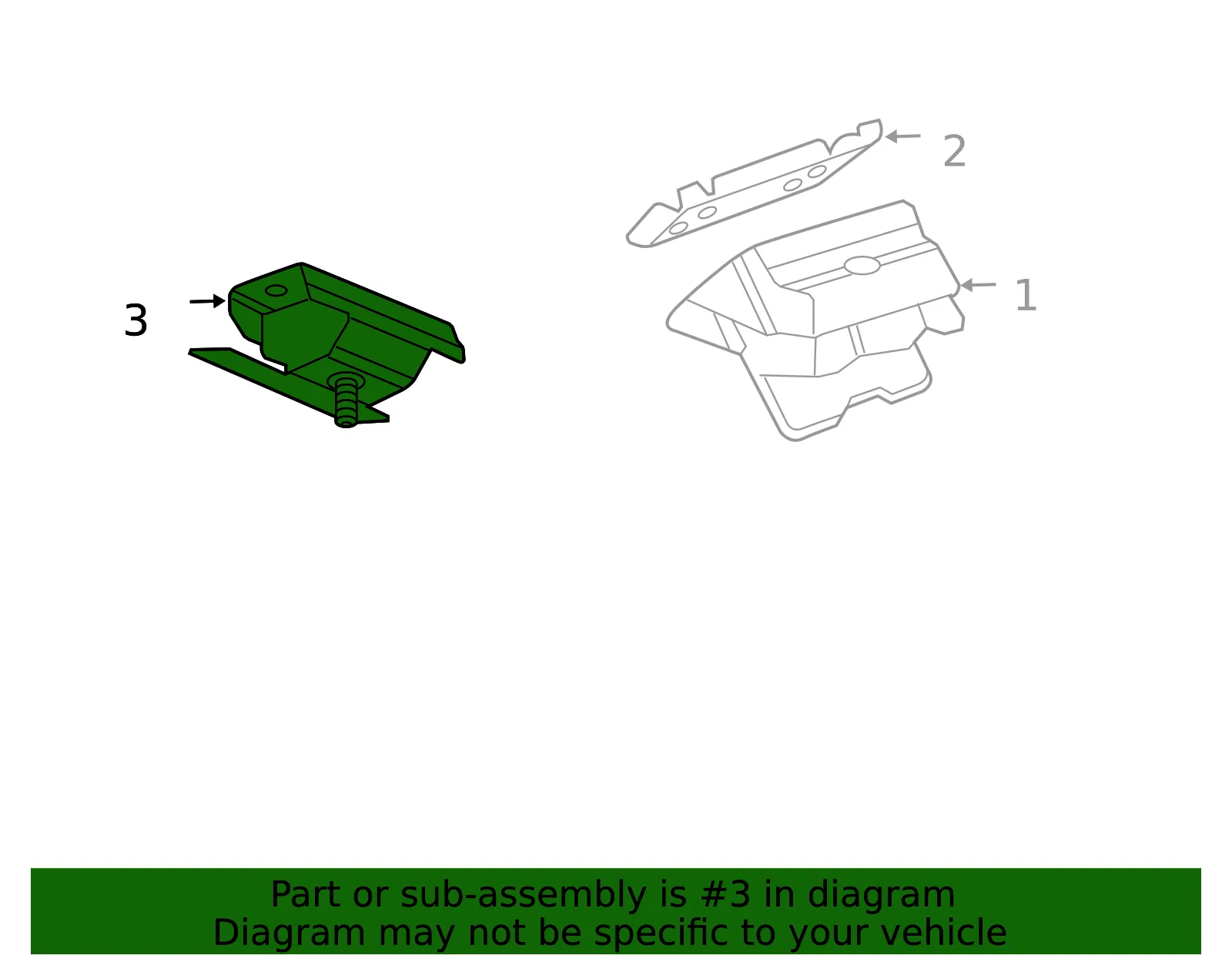 Transmission Mount - GM (15210872) - view 5