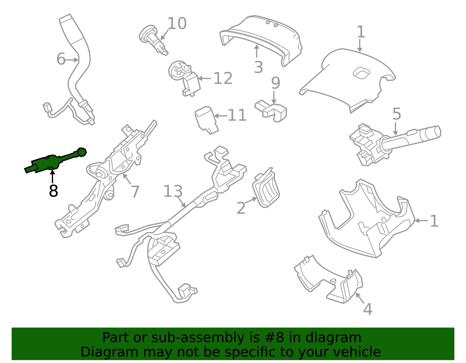 Shift Interlock Solenoid - GM (15775841) - view 6