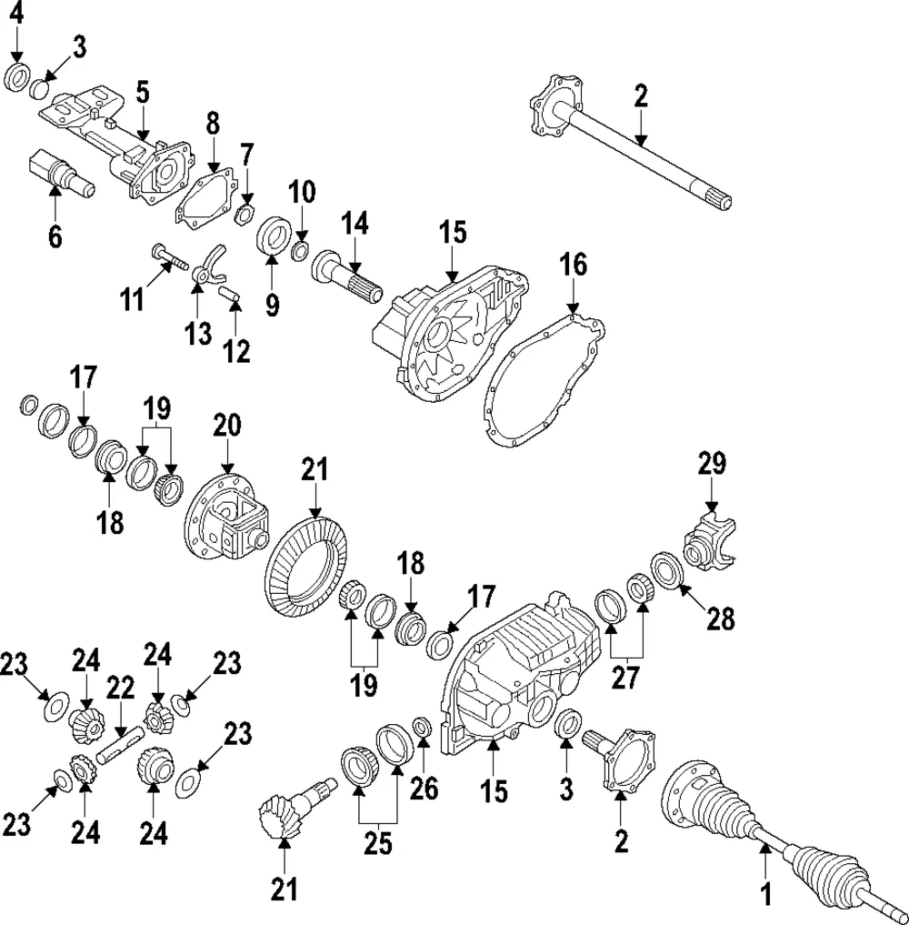 Front Differential Case - GM (15801501) - view 3