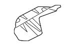 Exhaust Manifold Heat Shield - Nissan (16590-6HT0B) - view 3