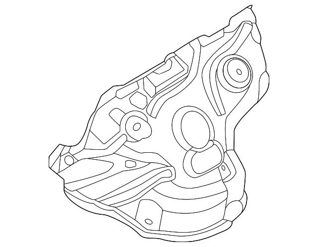 Exhaust Manifold Heat Shield - Nissan (16590-6TA0A)