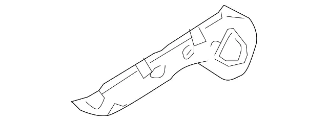 Exhaust Manifold Heat Shield - Nissan (16590-7S000) - view 2