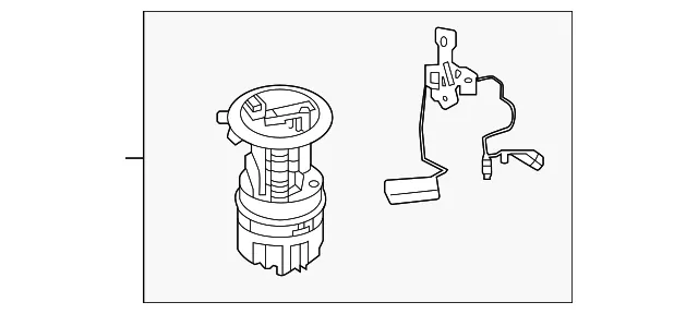 Fuel Pump And Sender Assembly - Nissan (17040-6RC1A)