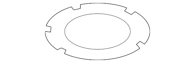 Fuel Pump Lock Plate - Nissan (17343-3ZD0A)