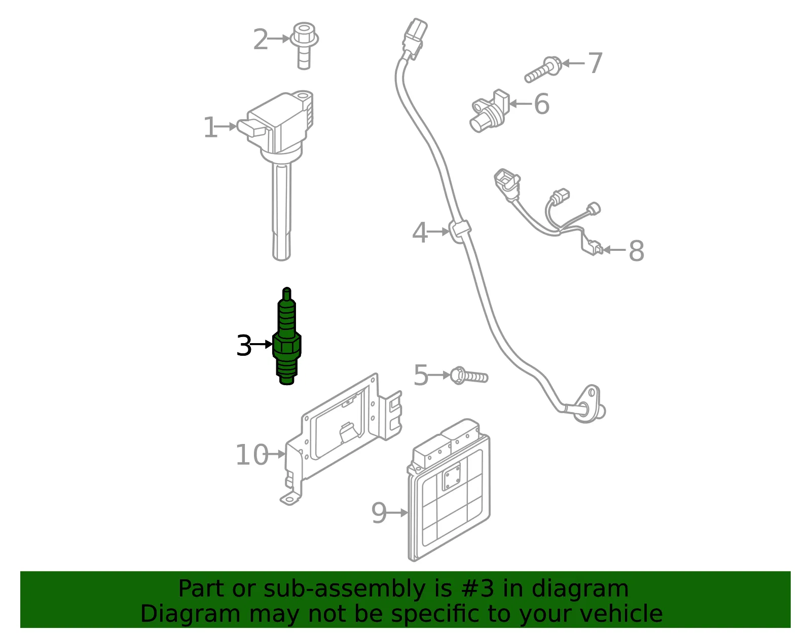 Spark Plug - Kia (18875-09085) - view 2