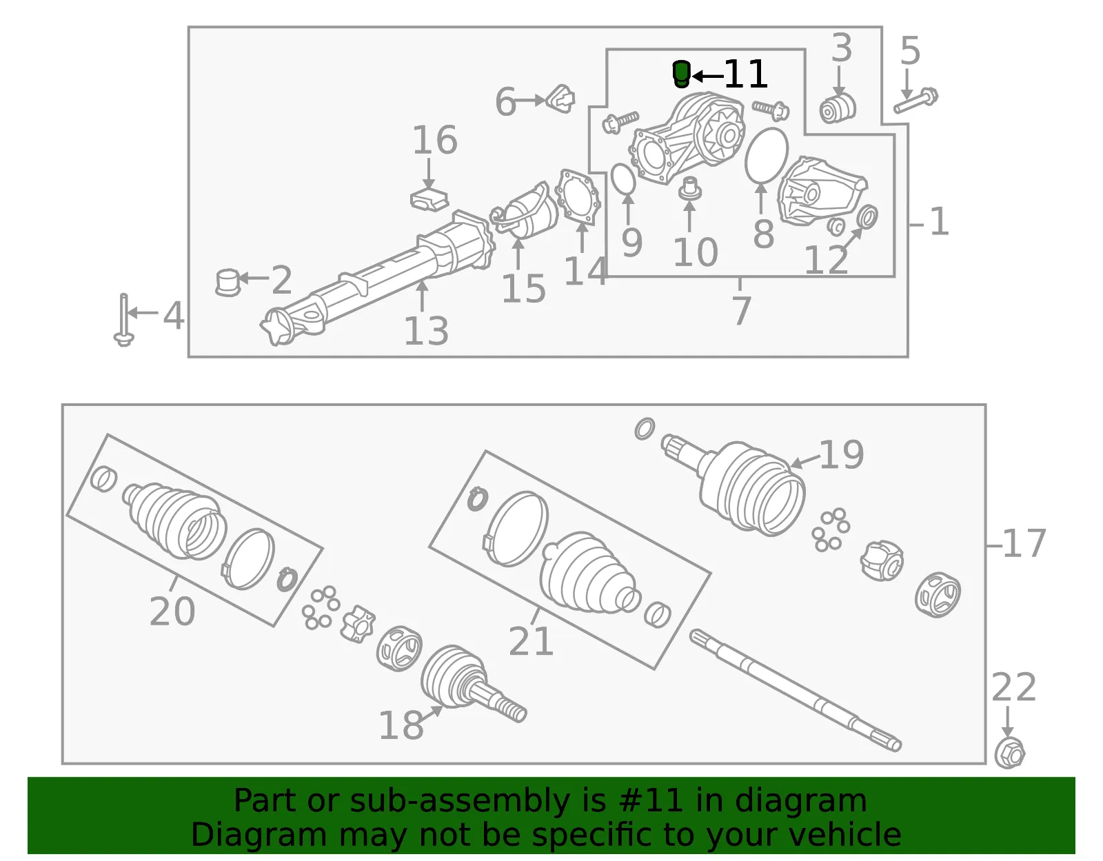 Transfer Case Vent - GM (19132947) - view 5
