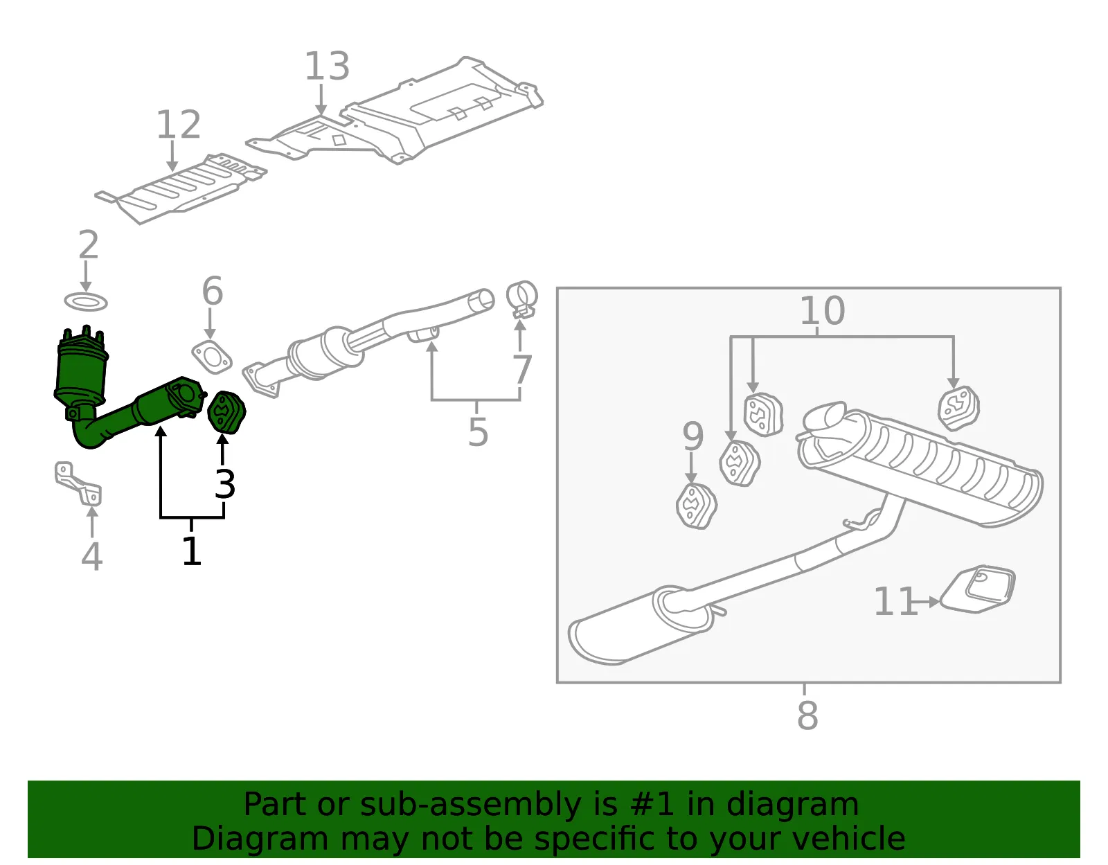 Catalytic Converter - GM (19418921) - view 4