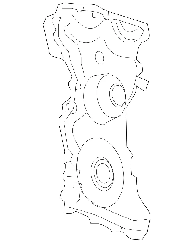 Engine Timing Cover - Mazda (1f2010500)