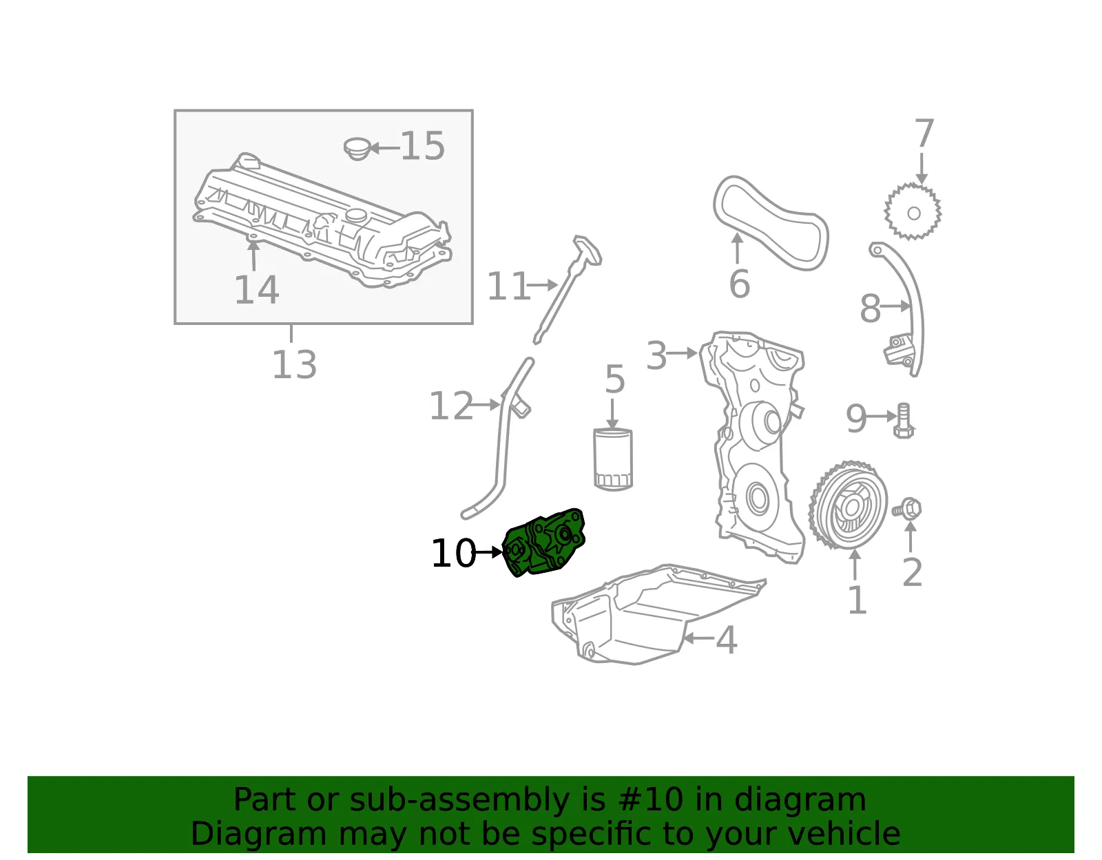 Engine Oil Pump - Mazda (1f2014100) - view 2