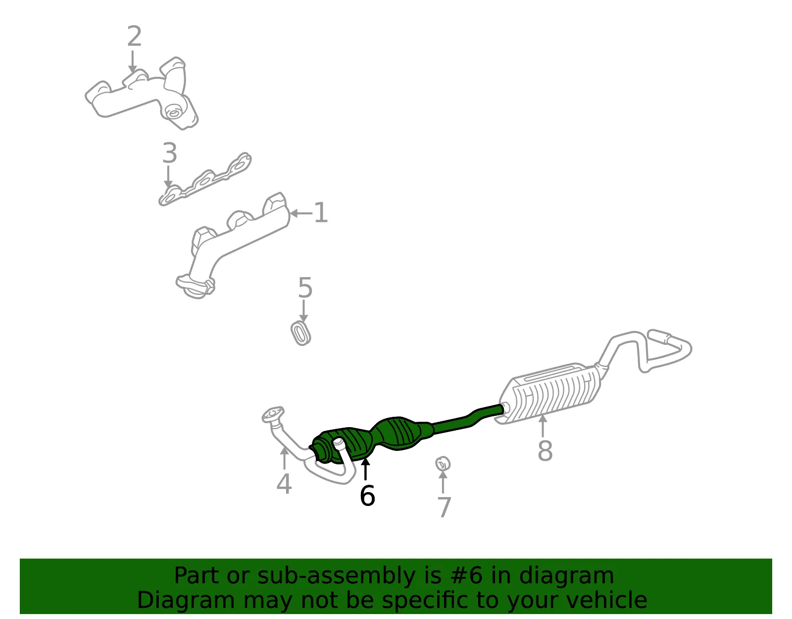 Catalytic Converter - Mazda (1f7120500a) - view 2