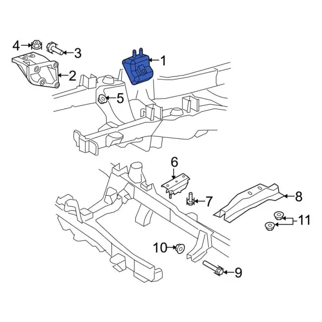 Engine Mount - Ford (1l5z6038aa) - view 3