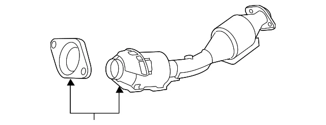 Catalytic Converter - Nissan (20010-3SJ1A)