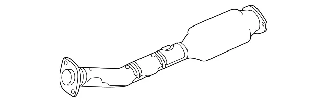 Front Exhaust Tube with Catalytic Converter - Nissan (200E0-9BU1B)