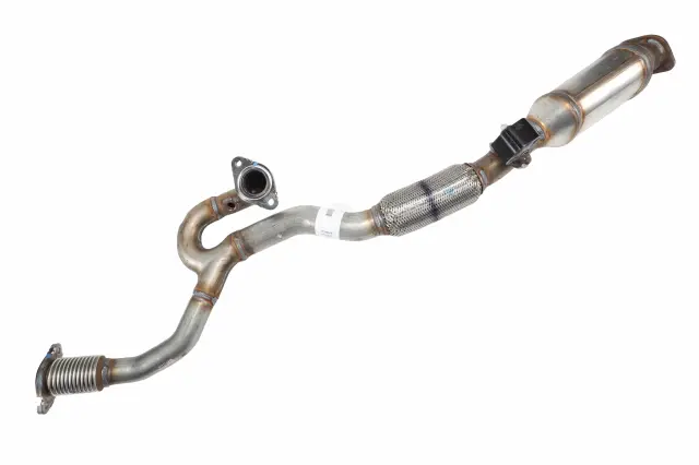 Front Exhaust Pipe with 3-Way Catalytic Converter, Pipe, Flange, Adapter, Insulator, Gasket, and Nuts - GM (20907480)