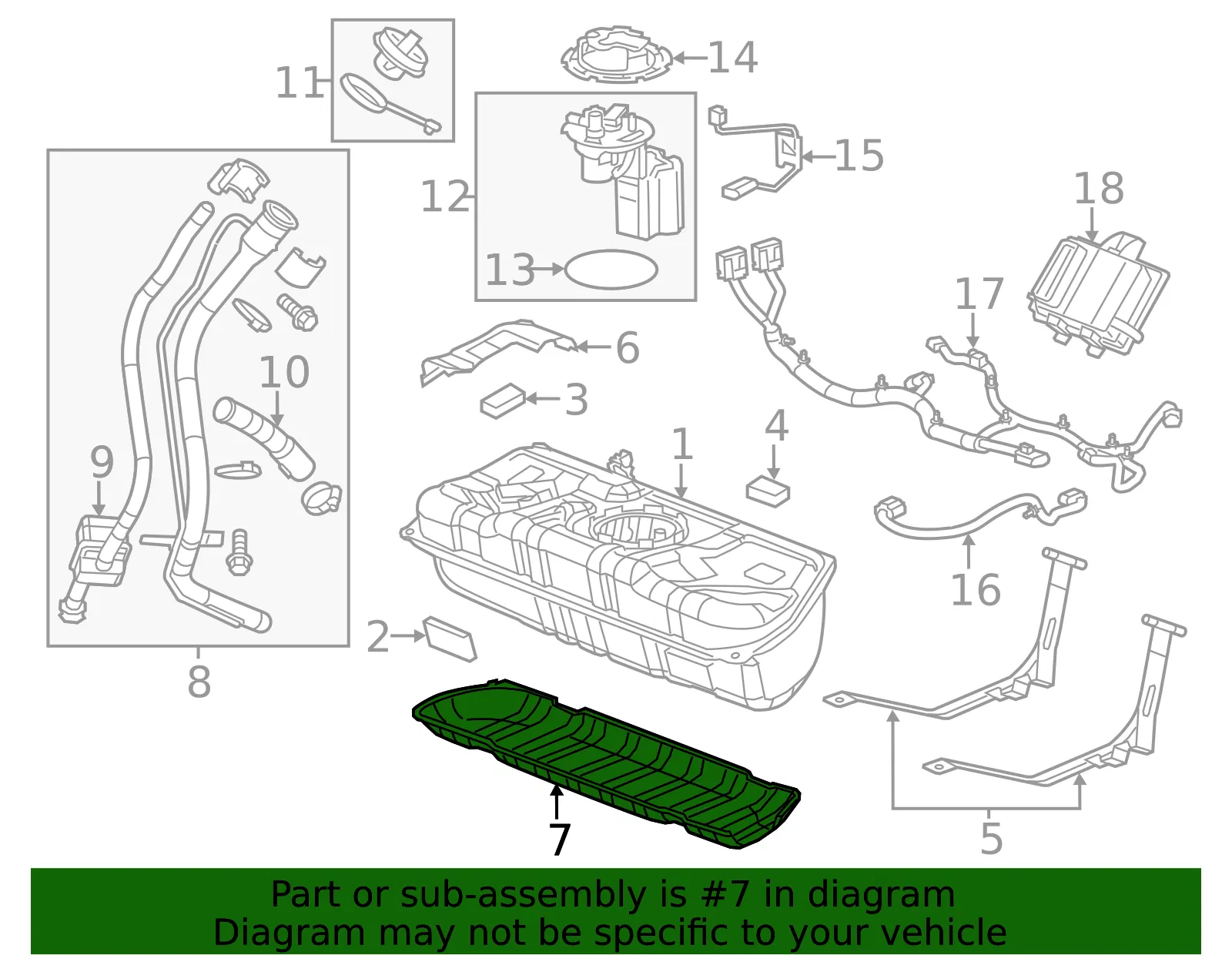 Fuel Tank Shield - GM (20940379) - view 2