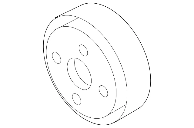 Engine Cooling Fan Clutch Pulley - Nissan (21051-EA000) - view 3