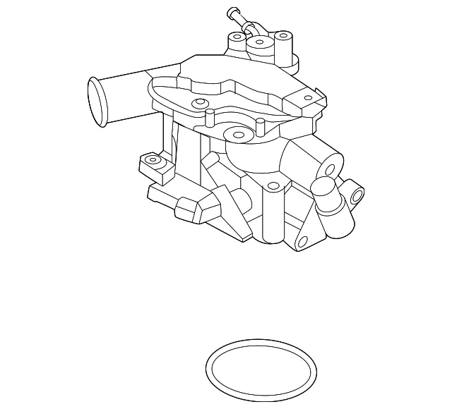Engine Coolant Control Valve - Nissan (21250-7JA0A)