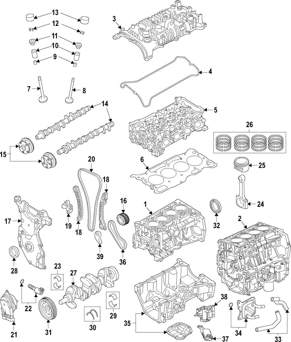 Engine Coolant Hose - Nissan (21307-5RB0B)