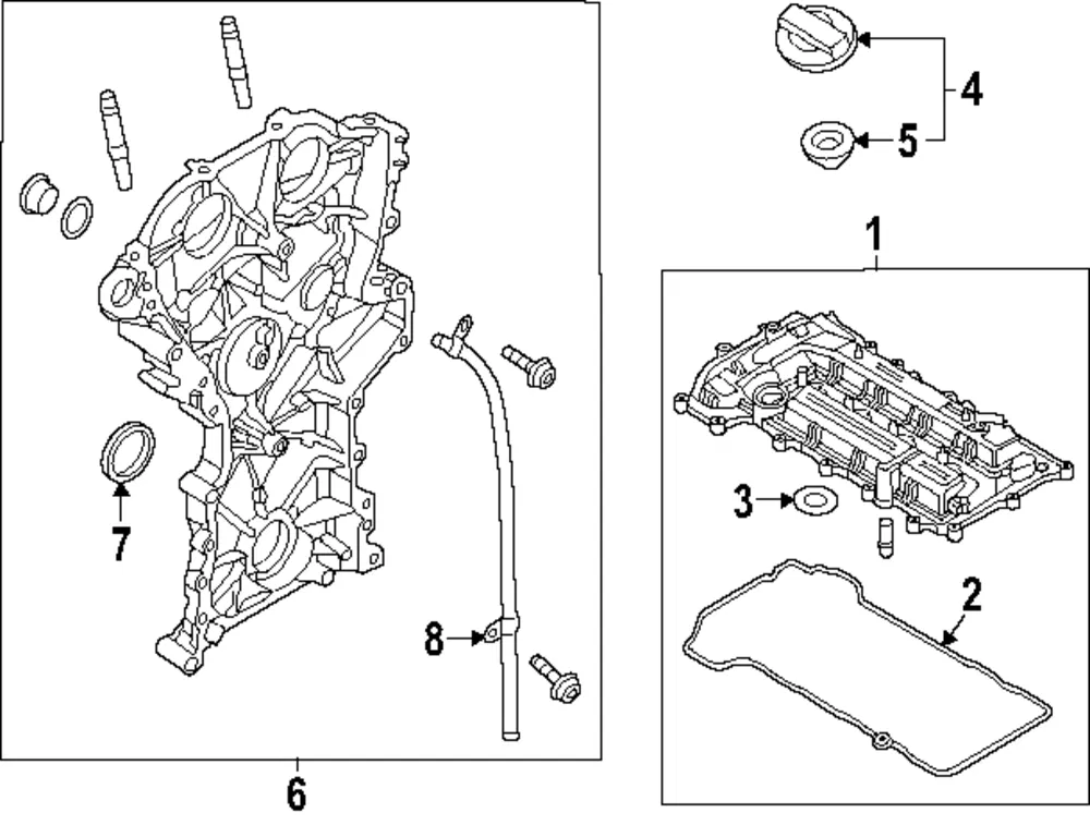Timing Cover - Kia (21350-2J000)