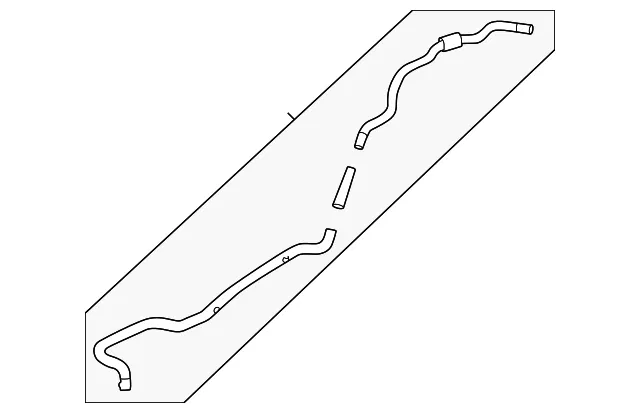 Engine Coolant Overflow Hose - Nissan (21505-6RY0A)