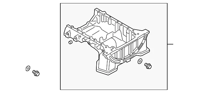 Oil Pan - Kia (21520-3LTB0)