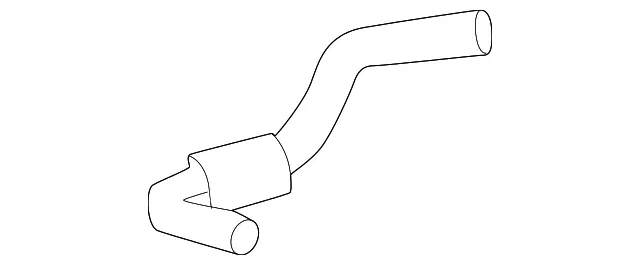 Engine Coolant Overflow Hose - Nissan (215B1-6RR0B)