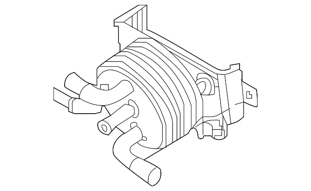 Automatic Transmission Oil Cooler - Nissan (21606-9JJ0A)