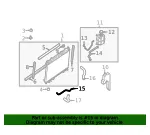 Automatic Transmission Oil Cooler Hose - Nissan (21636-ZW00A) - view 6
