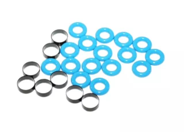 Fuel Injector O-Ring Kit with 8 Bushings and 16 O-Rings - ACDelco (217-3102)