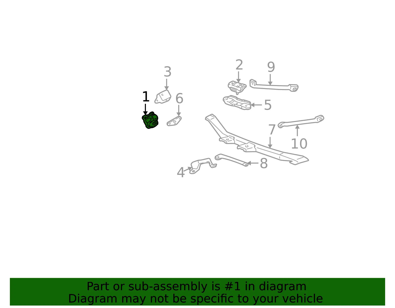 Engine Mount - ACDelco (22188284) - view 2