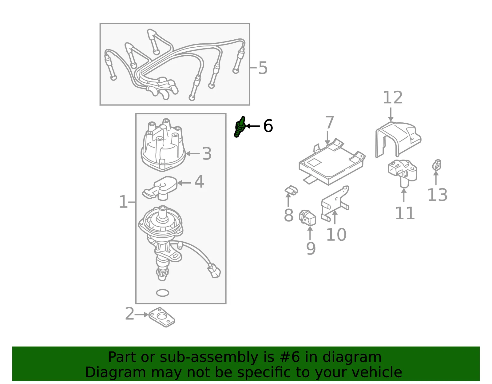 Spark Plug - Nissan (22401-1P114) - view 4