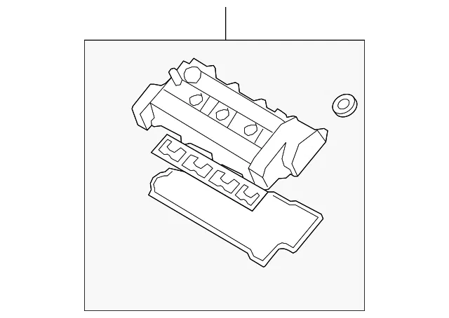 Valve Cover - Driver's Side (LH) - Kia (22410-3E130)