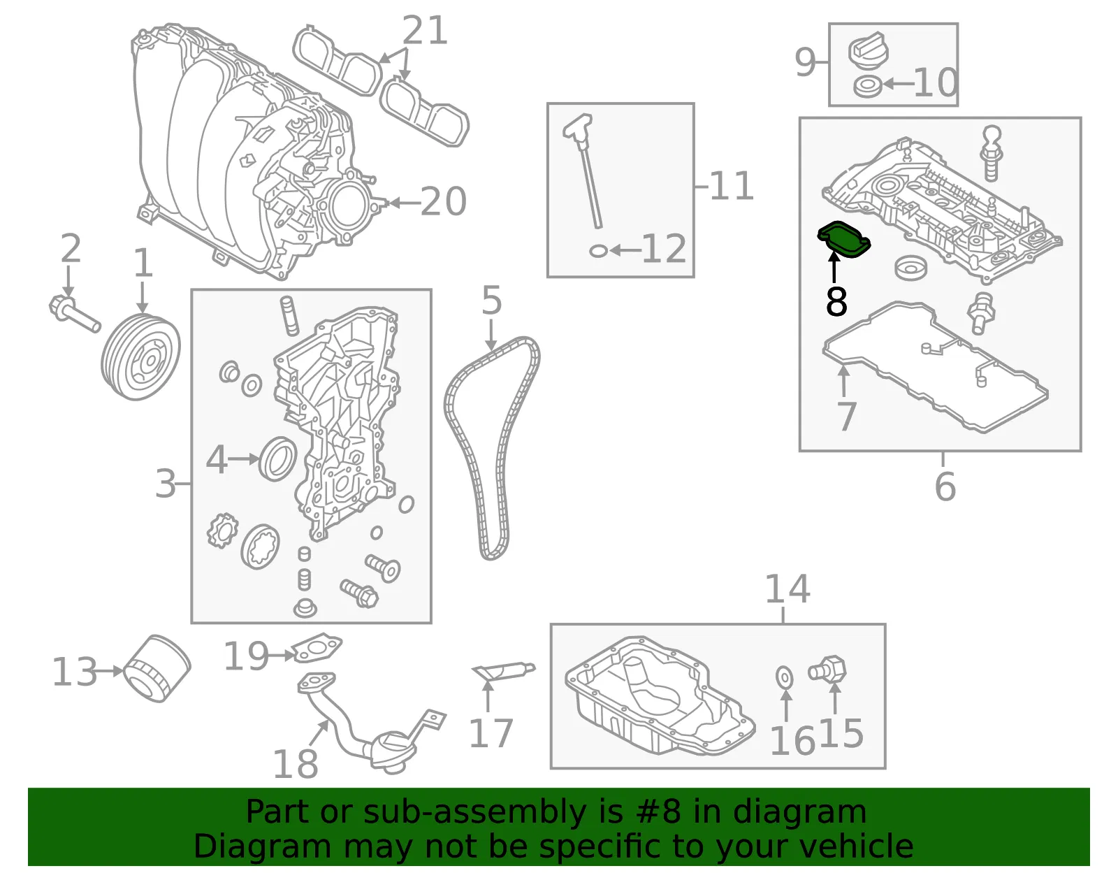 Fuel Pump Gasket - Kia (22442-2E210) - view 2
