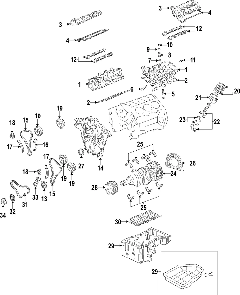 Piston Ring Set - Kia (23040-3CZE0)