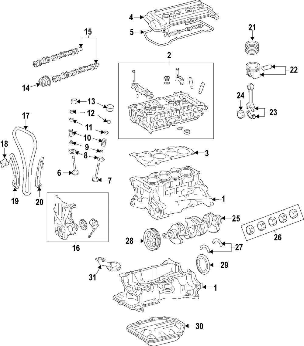 Engine Piston - Kia (23041-2B622)