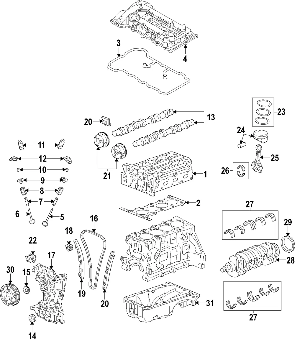 Piston - Kia (23041-2E110)
