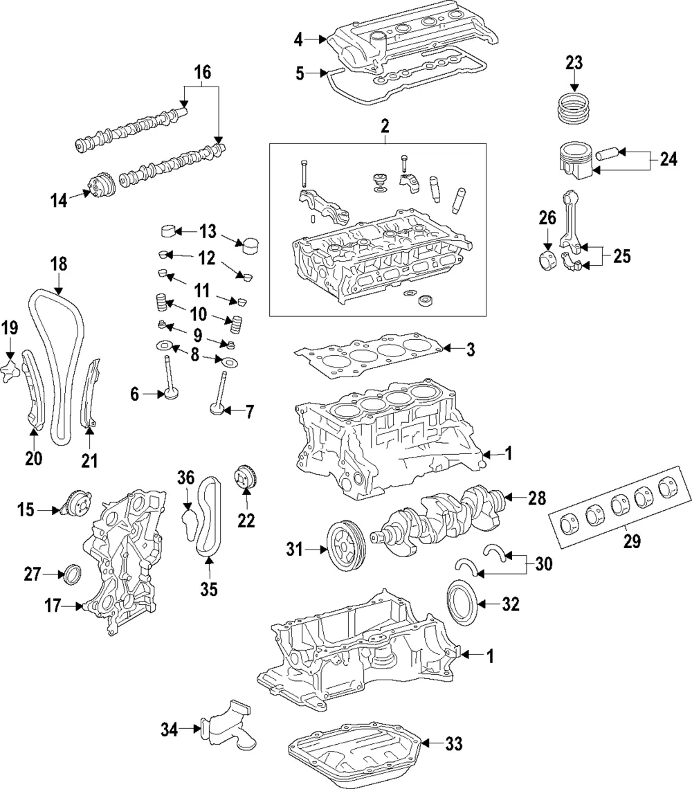 Engine Piston - Kia (23041-2M022)