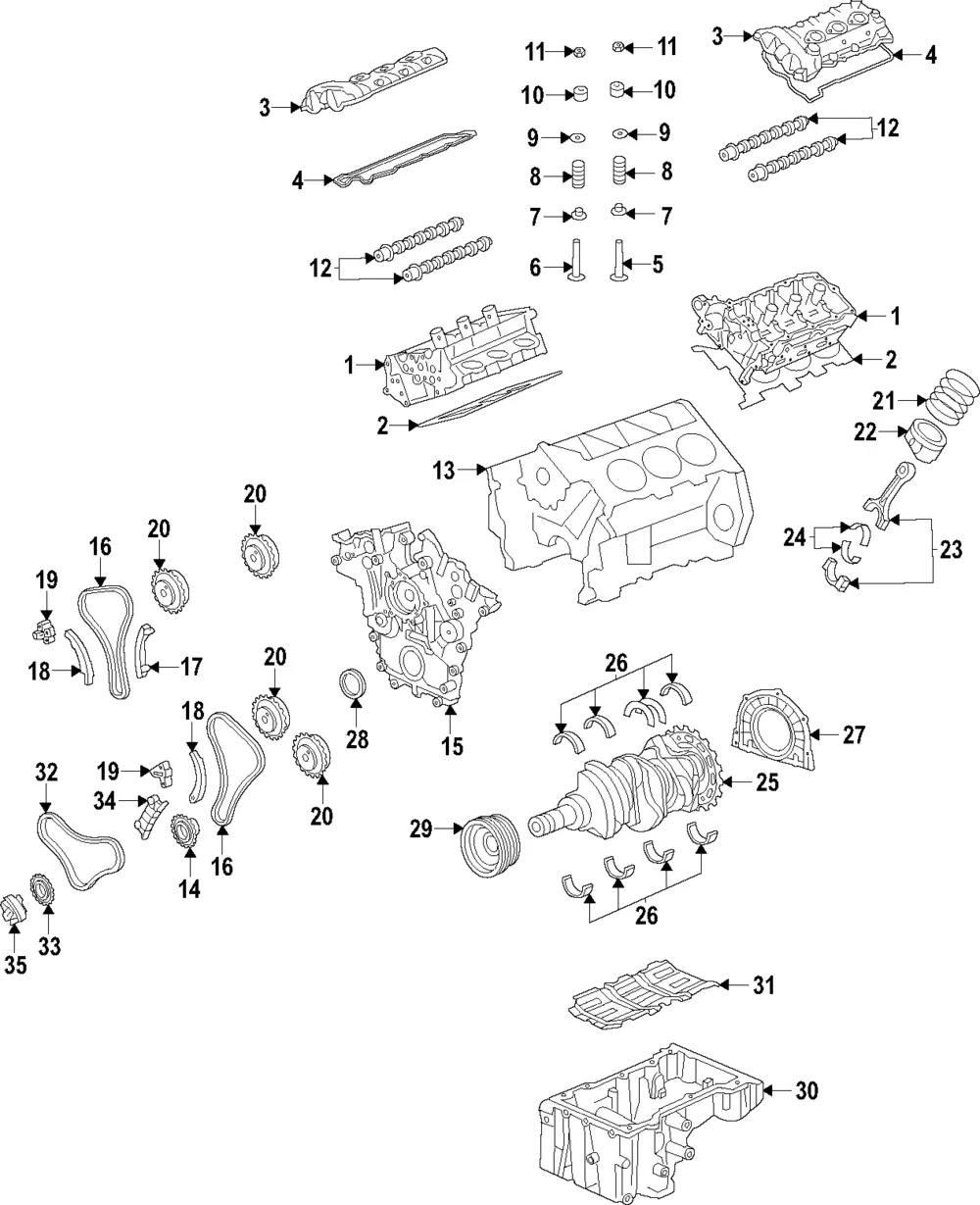 Engine Piston - Kia (23041-3L621)