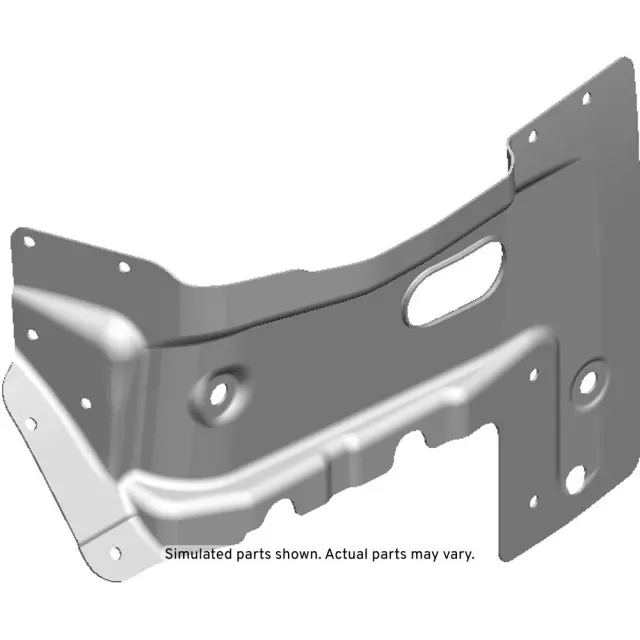 Passenger Side Engine Compartment Inner Side Rail Gusset - GM (23116641)