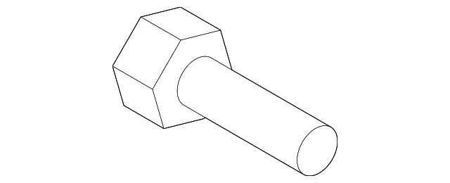 Crankshaft Pulley Bolt - Kia (23127-26810)