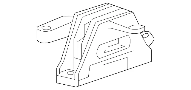 Engine Mount - ACDelco (23144105) - view 3