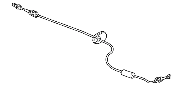 Automatic Transmission Range Selector Lever Cable - GM (23207230) - view 2