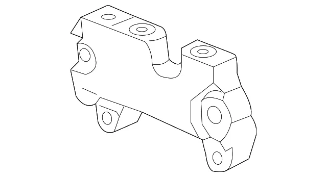 Passenger Side Engine Mount Bracket - GM (23272796) - view 3