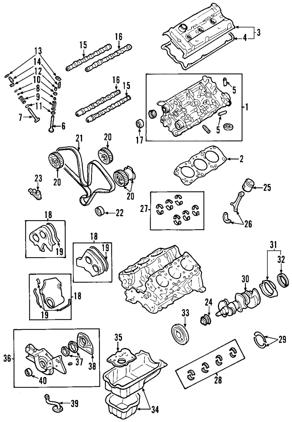 Engine Piston - Kia (23400-39821)