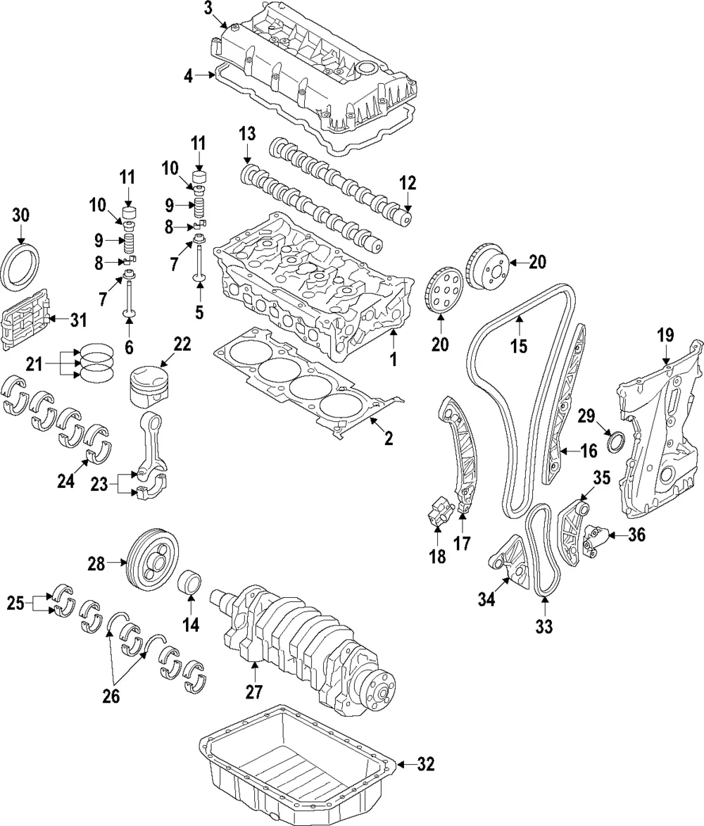 Piston - Kia (23410-2G600)